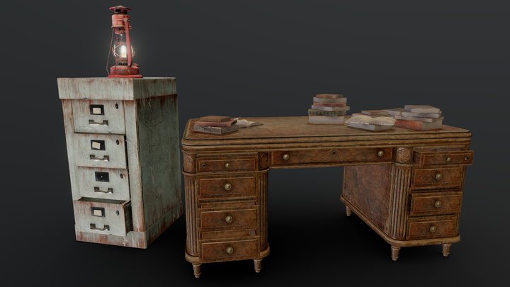 Office Furniture 3D Model