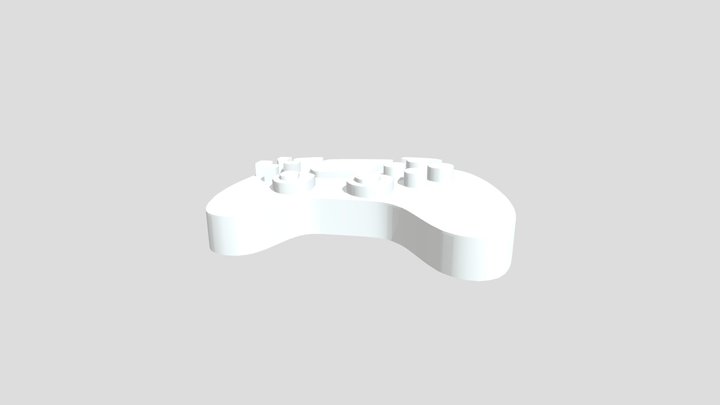 PS4 Gaming Console 3D Model