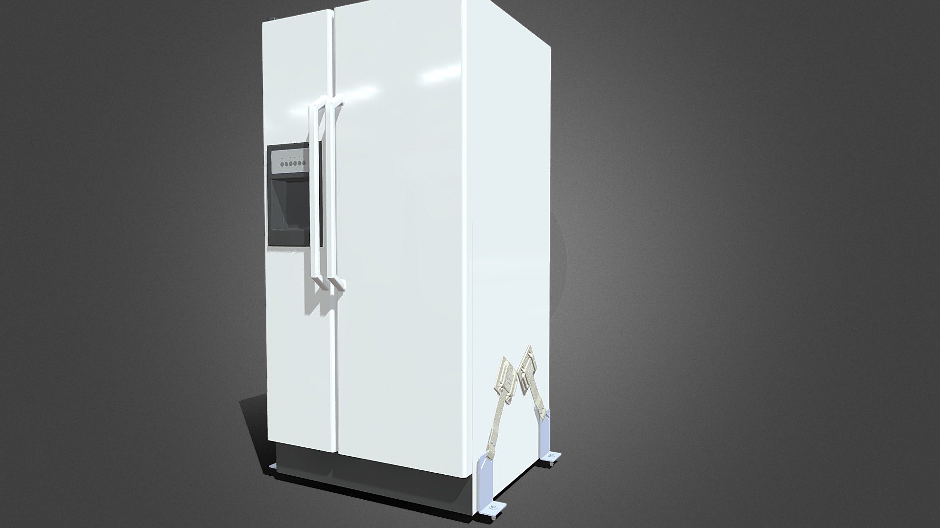 Standard Refrigerator Floor Anchorage Max 600lbs 3D model by SAFETPROOF (safetproof