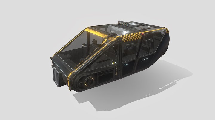 Hackney “Black Cab" AGV 3D Model