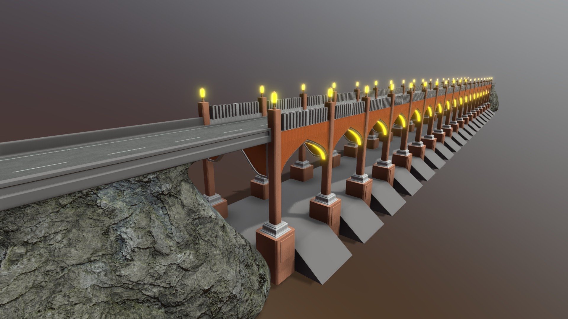 Bridge Scene - Download Free 3D Model By Jelvehkar (@alihoseini13000 ...