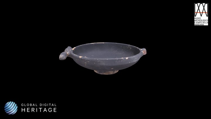 Black-glazed kylix – Modello 3D gratuito STL