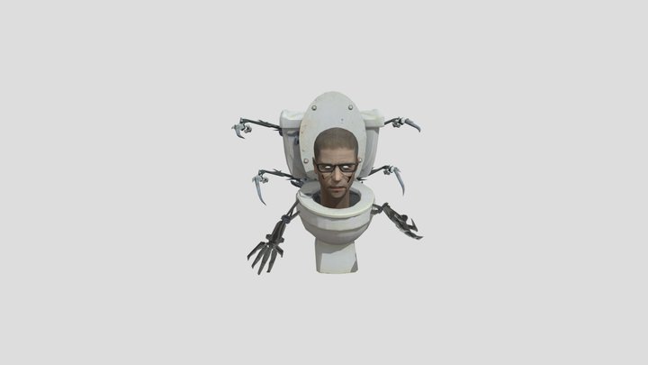 Claw_toilet 3D Model