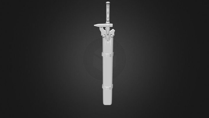 Kirito Swordblack 3D Model