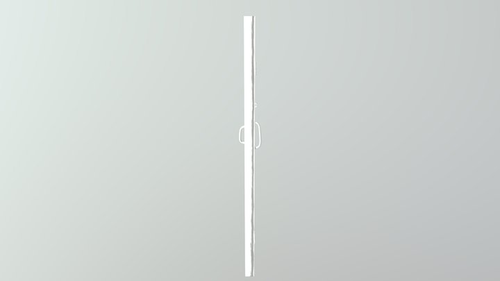 Metal-door , low poly 3D Model