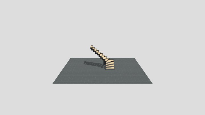Schody Scala 1 3D Model