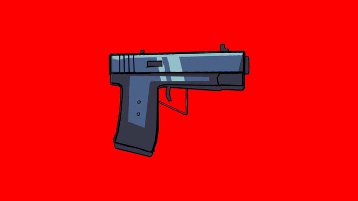 Gun fnf 3D Model