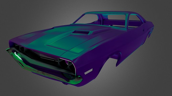 dodge car body 3D Model