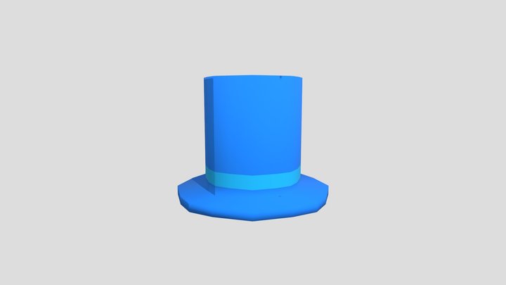 Gorilla Tag Blue Tophat – Kostenloses 3D-Modell STL
