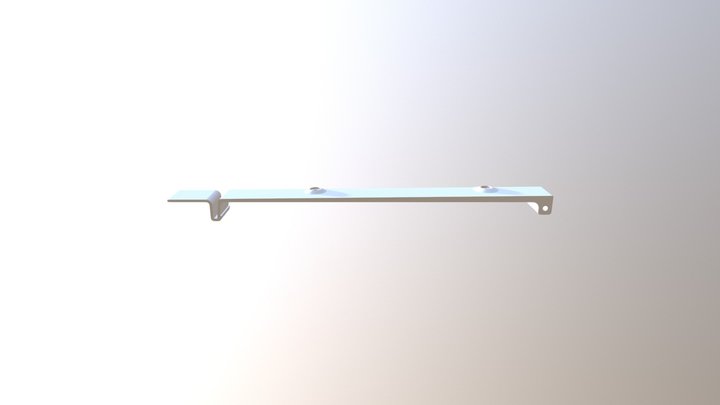 One-Handed Clipboard Flex Bar 3D Model