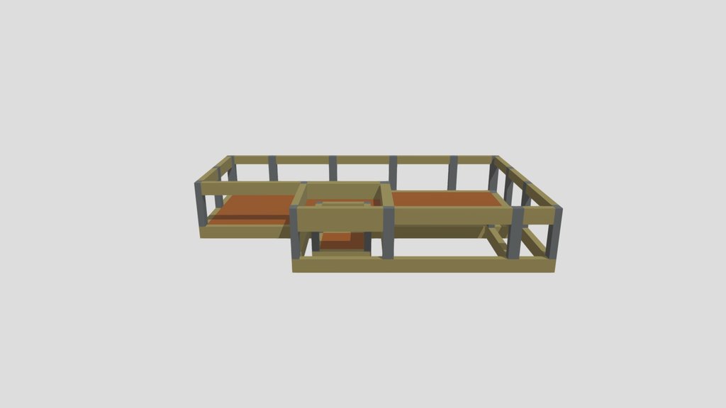 Visualização 3D Piscina Mista