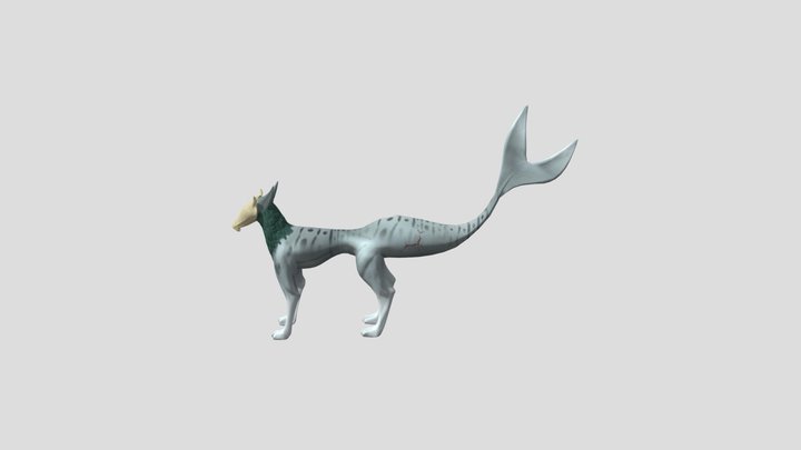 aquavulpes low poly 3D Model