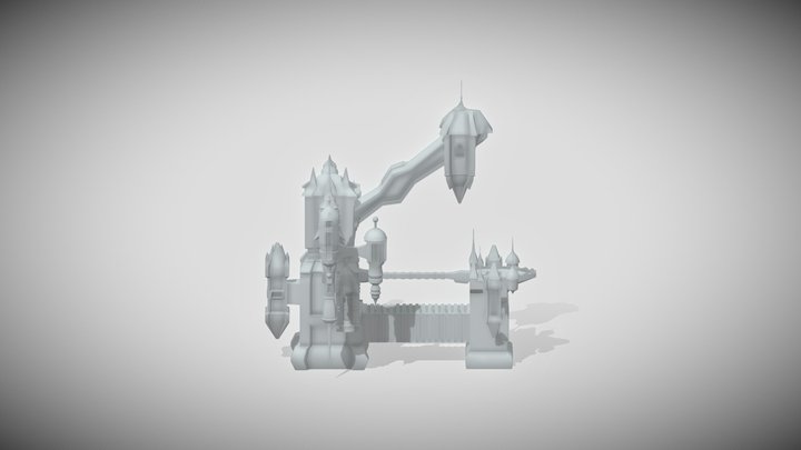 Dracula's Castle 3D Model