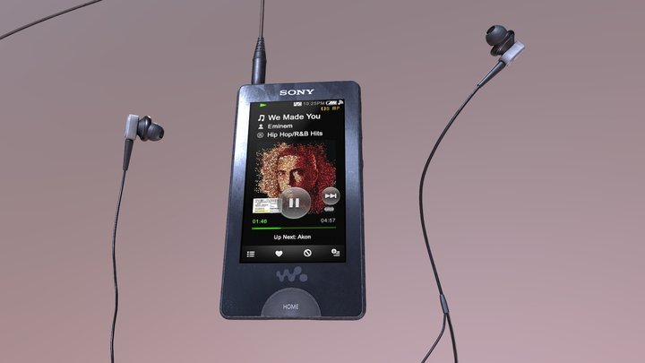 Sony Walkman X1050 3D Model
