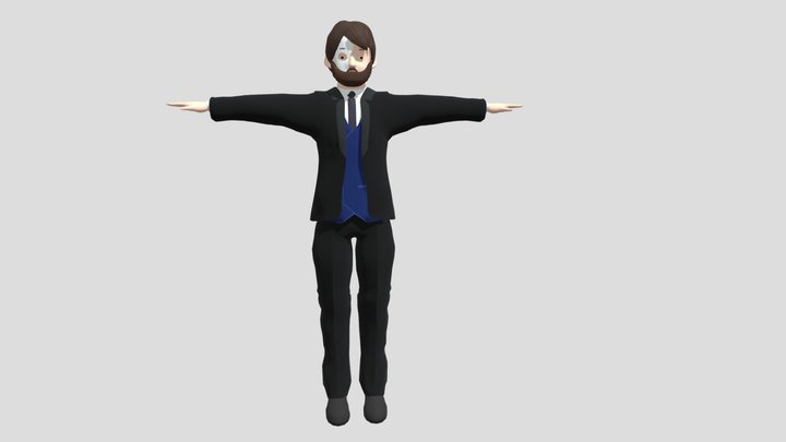 Flouze_ Vtuber_v_0_12 3D Model