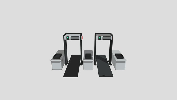 Metal Detectors 3D Model