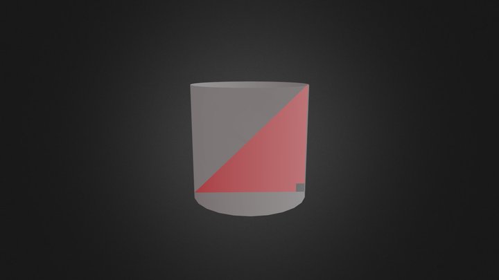 Triangle Dans Un Cylindre2 3D Model
