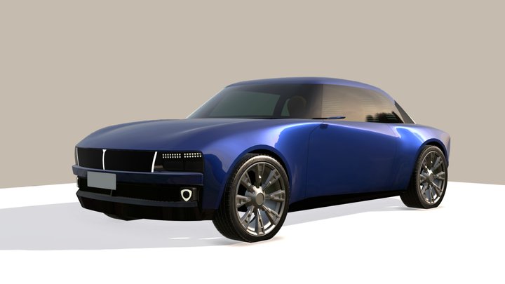 Lancia Amica 3D Model