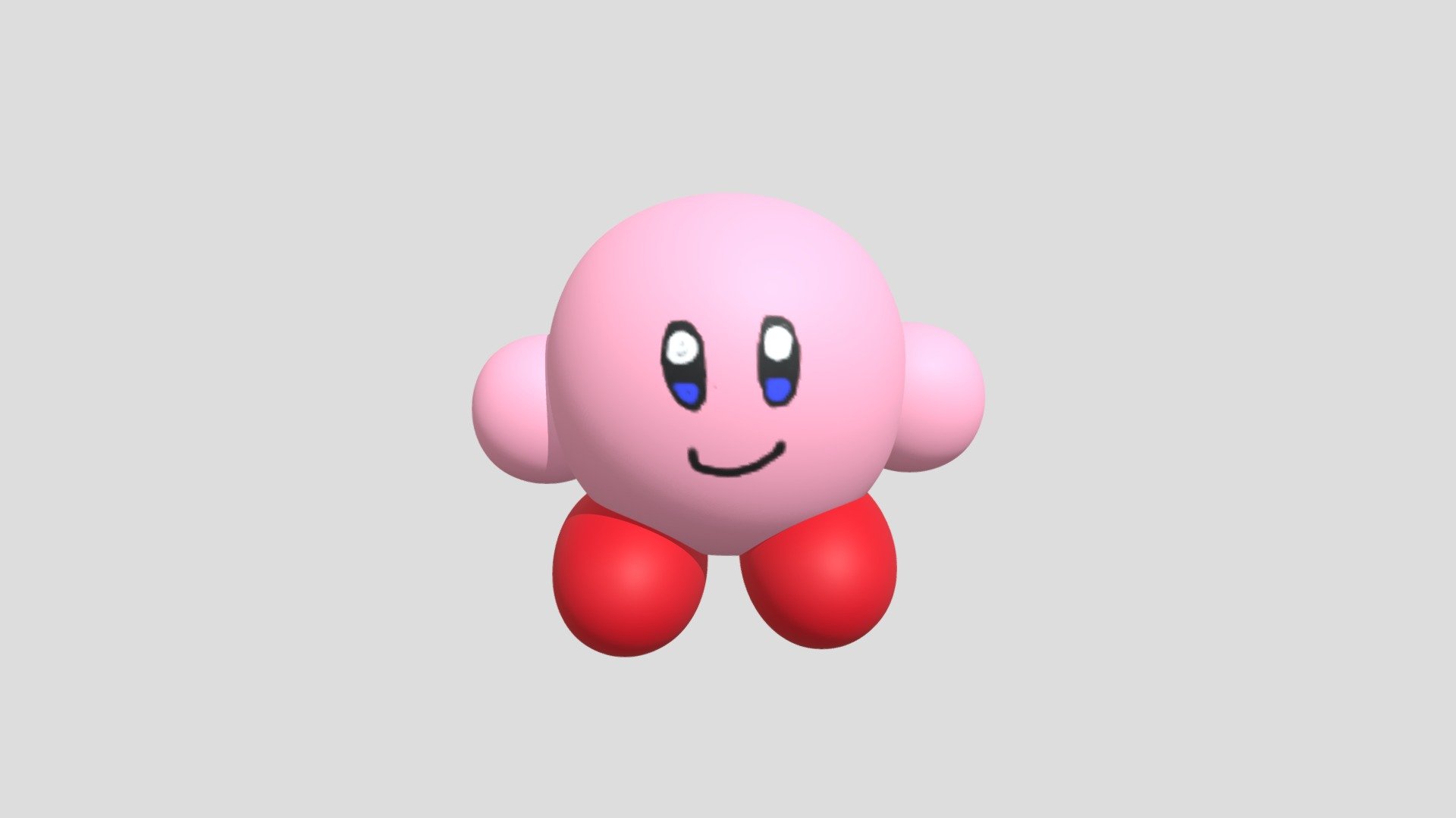 Kirby - Download Free 3D model by rb22499 [f9ca2bd] - Sketchfab