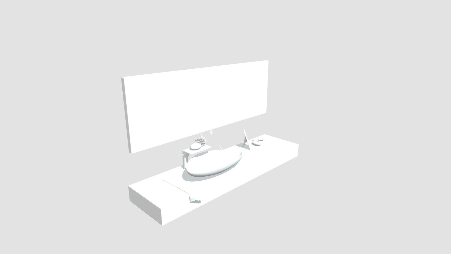 bathroom furniture set — Sketchfab embed 3D viewer
