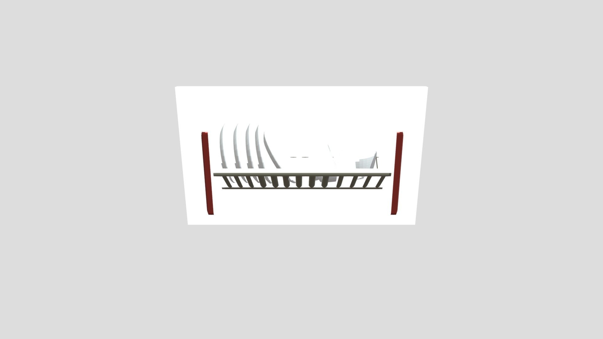 Kitchen Rack - 3D model by CZAzure [f9cac3b] - Sketchfab