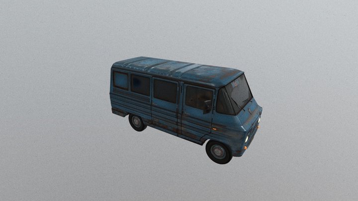Flagoneta  Blava 3D Model