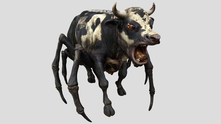 Spider Cow – Gratis 3D-model STL