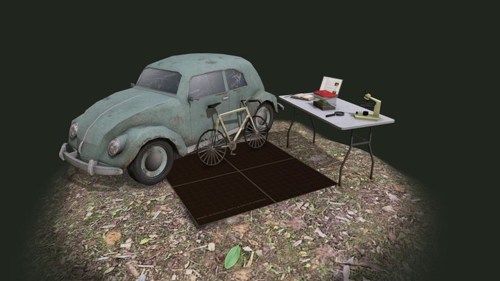 DAE 5 Finished props - Forest Loner 3D Model