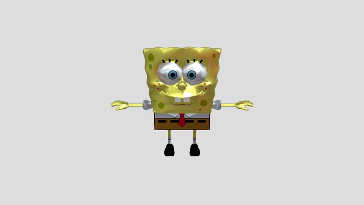 Sponge Bob_ Animated_ Textured