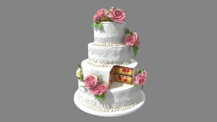 Wedding Cake - Traditional – Kostenloses 3D-Modell STL
