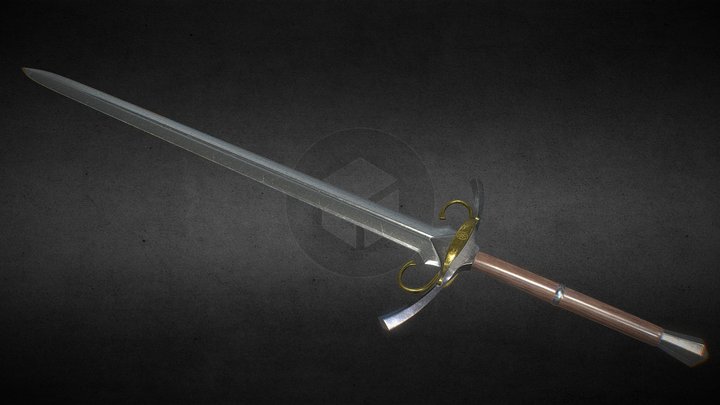 Celtic sword 3D Model