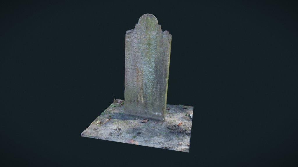 Colonial Cemetary Gravestone - Photogrammetry