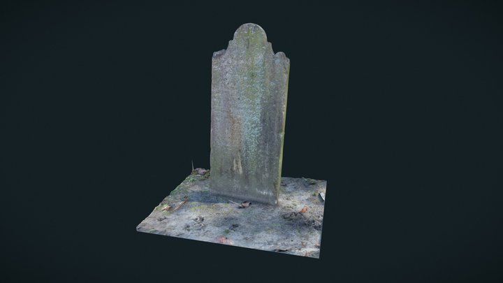 Colonial Cemetary Gravestone - Photogrammetry