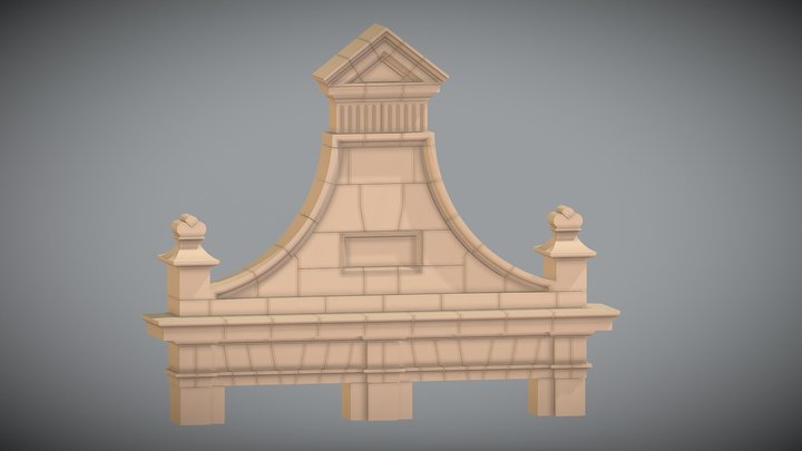 Dutch Gable 3D Model