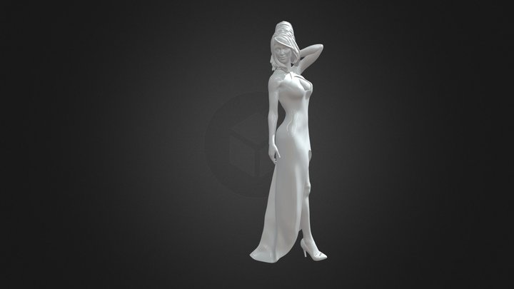 Rebekah02 3D print model 3D Model