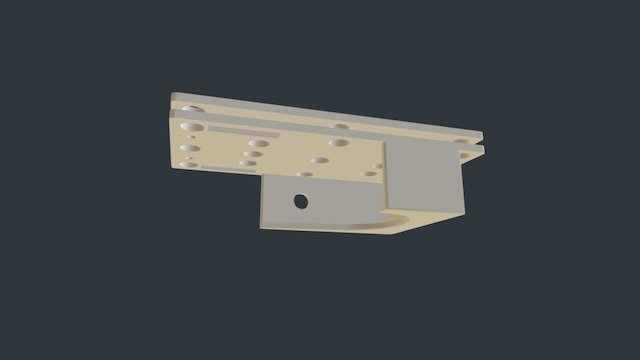 Suporte Cam Anti Vibracao 3D Model