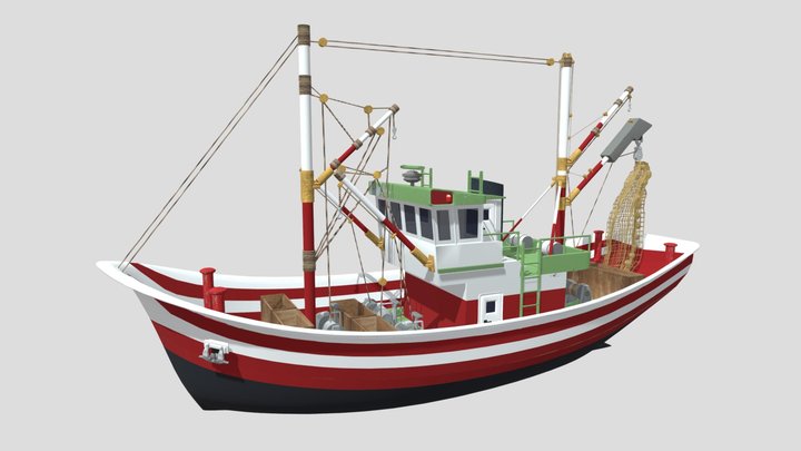 Fishing Boat VI – Modello 3D gratuito STL