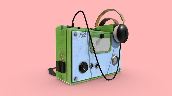 Radio Set 3D Model