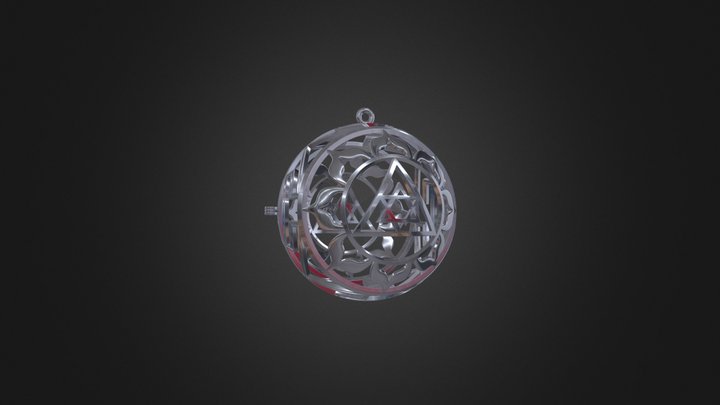 Pendant / Yantra of Ganesha / GGJewellery 3D Model