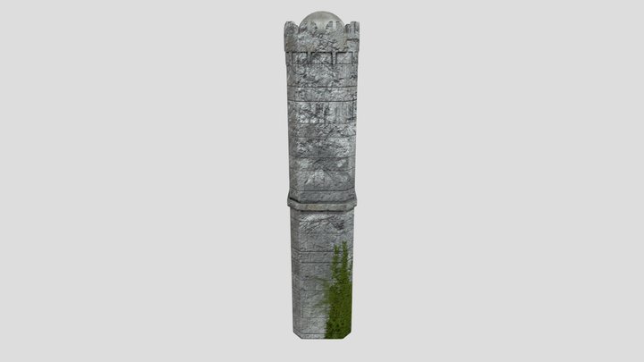 Gondorian Wall Tower 3D Model