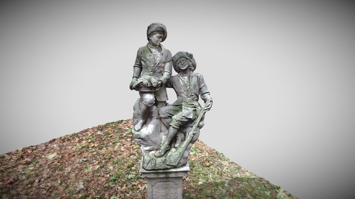 Statua Villa Baragiola 3D Model