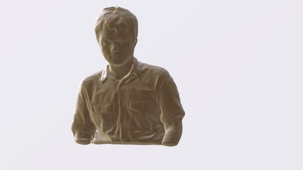 Human Model Scanned by TLS with plane Mirrors.