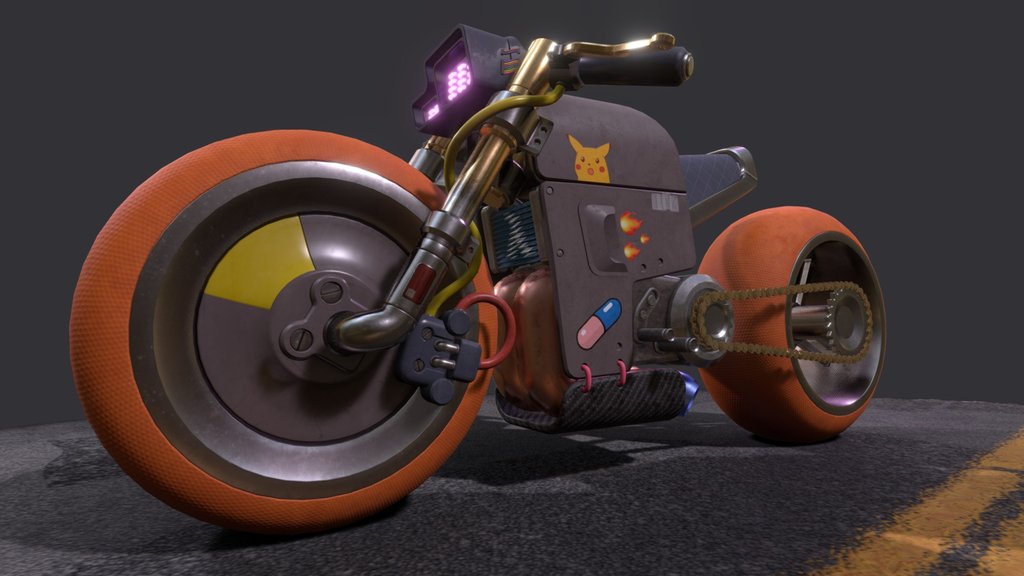 🏍️ Cyberpunk Bike 🚦