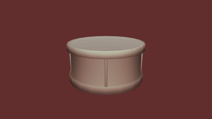 Simple Object 3: Drum 3D Model