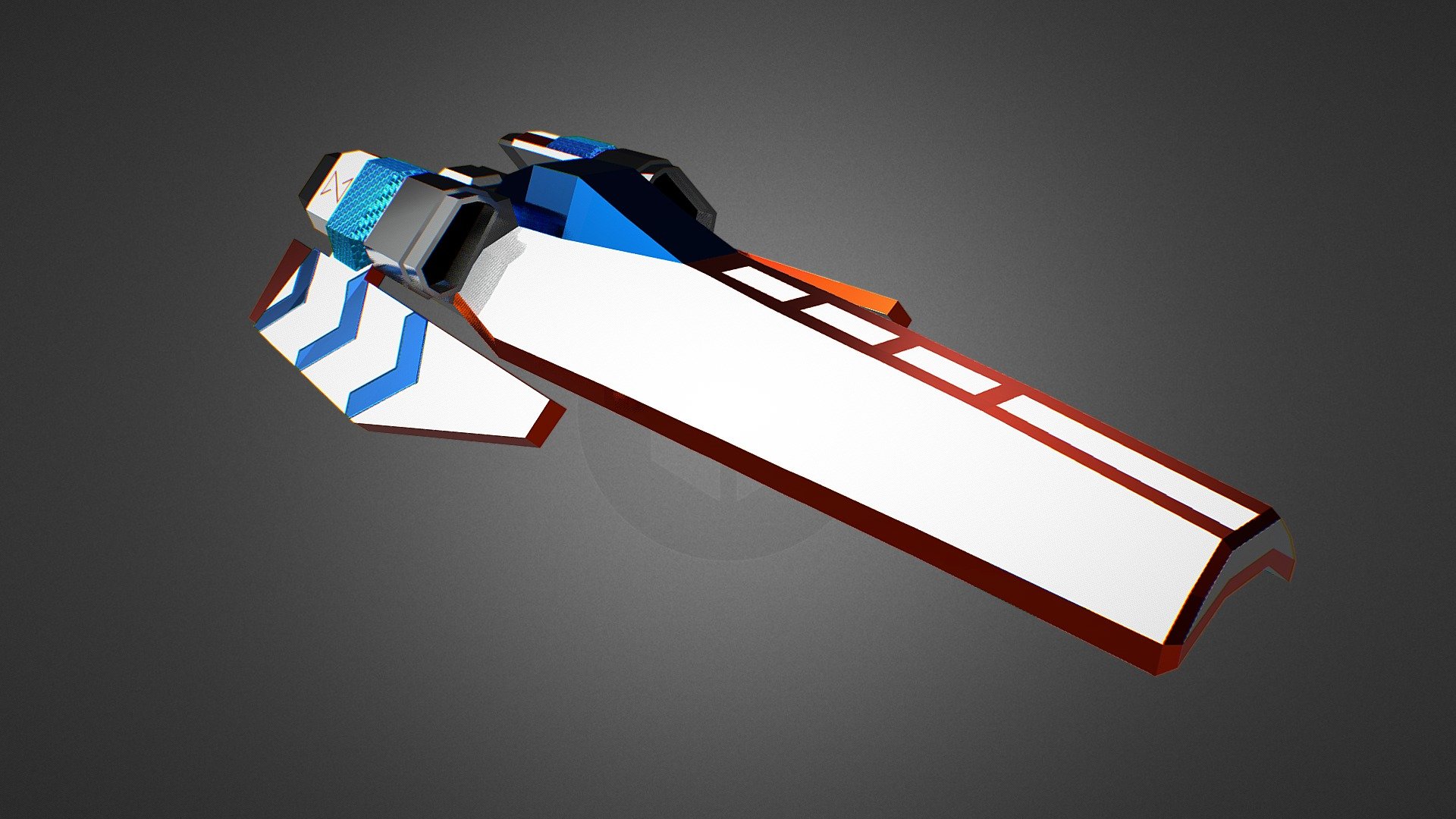 Low-Poly Racing Spaceship (Feiser LS 59307) - Download Free 3D model by ...