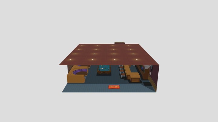 Moes Tavern - The Simpsons Hit & Run 3D Model