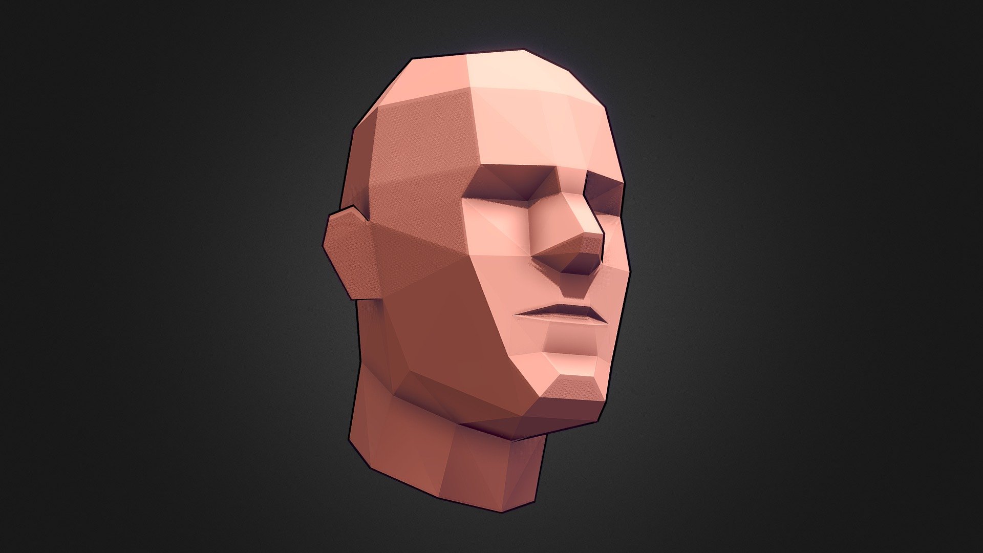 Male Head I - Buy Royalty Free 3D model by M. Wallace (@walliswahles) .