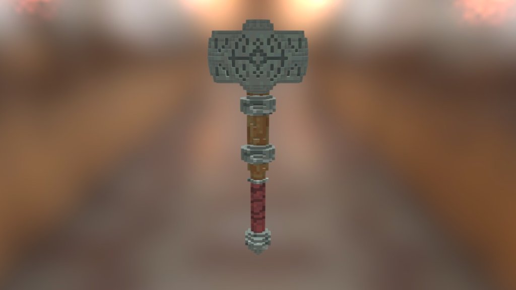 Iron Sledgehammer - 3D model by ZedFalcon [f9d8b3a] - Sketchfab