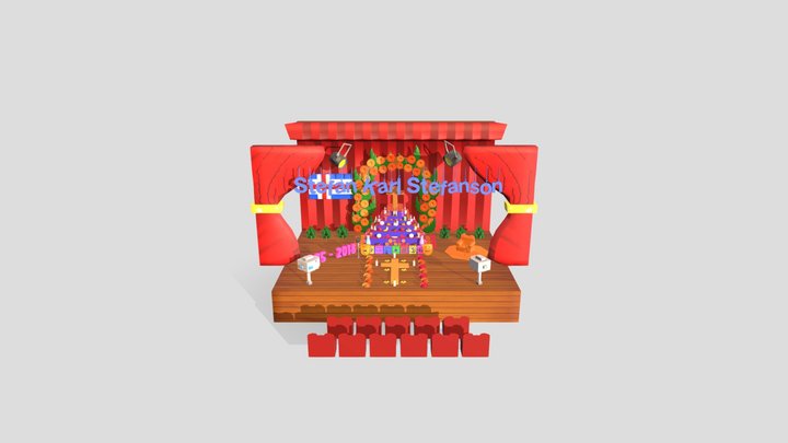 Altar de muertos Equipo 5 3D Model