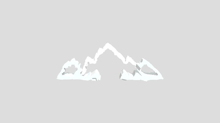 Astroworld Mountain 3D Model